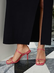 rožnata - Natikači s peto in 2 paščkoma Forever Comfort - Slika 3 iz 7