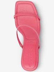 rožnata - Natikači s peto in 2 paščkoma Forever Comfort - Slika 6 iz 7