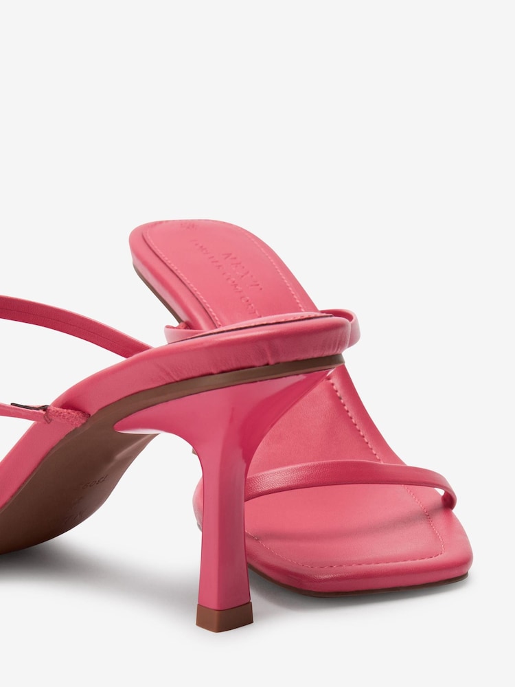 rožnata - Natikači s peto in 2 paščkoma Forever Comfort - Slika 7 iz 7