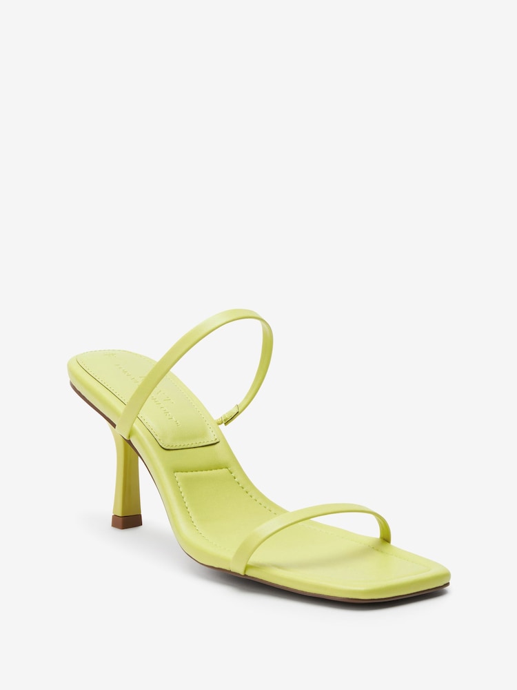 Lime Green Forever Comfort 2 Band Strappy Mules - Image 2 of 4