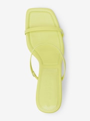 Lime Green Forever Comfort 2 Band Strappy Mules - Image 3 of 4