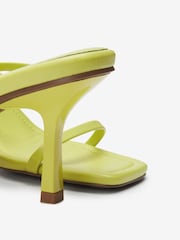 Lime Green Forever Comfort 2 Band Strappy Mules - Image 4 of 4