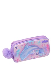 Lila - Lalagyan ng Lapis na may Bulsa para sa Smiggle Aspire Character - Larawan 1 ng 2
