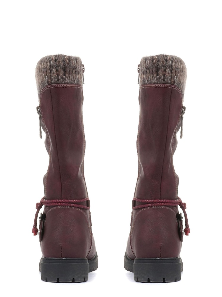 Pavers Womens Wide Fit Casual Mid Calf Boots - Image 2 of 5