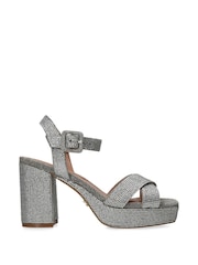 Carvela Gold Serafina Jewel 100 Sandals - Image 2 of 5