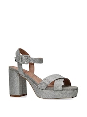 Carvela Gold Serafina Jewel 100 Sandals - Image 3 of 5