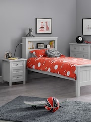Julian Bowen Dove Grey Maine Single Bed Bed - Image 1 of 6