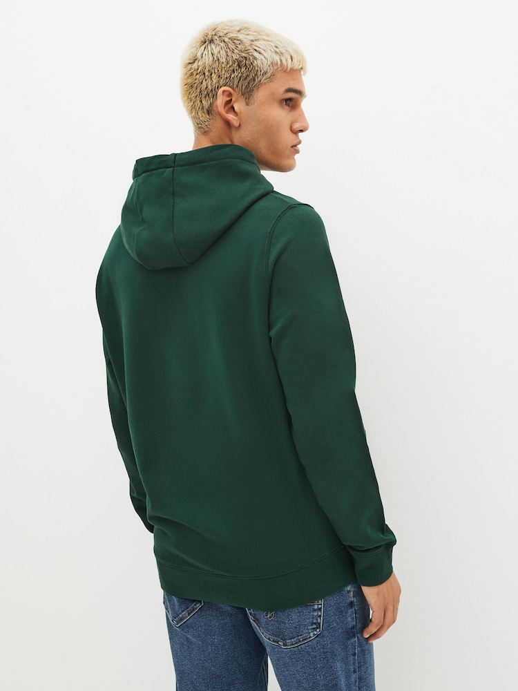Temno zelena - Pulover s kapuco Lyle & Scott - Slika 2 iz 6 Temno zelena - Pulover s kapuco Lyle & Scott - Slika 2 iz 6