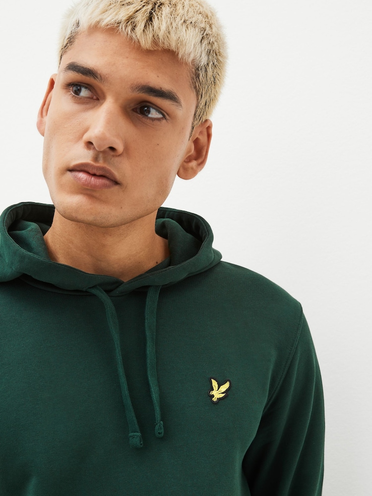 Lyle & Scott Dark Green Pullover Hoodie - Image 4 of 5