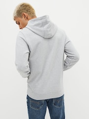 Lyle & Scott Light Grey Pullover Hoodie - Image 2 of 5