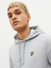 Lyle & Scott Light Grey Pullover Hoodie - Image 5 of 5