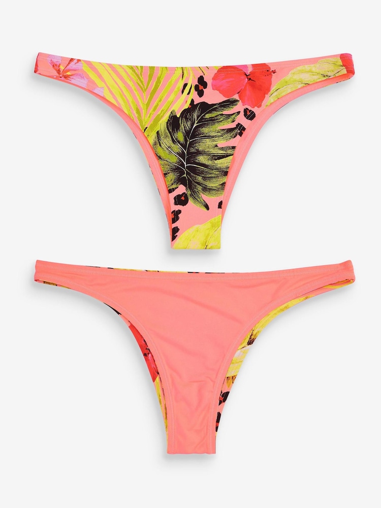 Pfirsichrosa bedruckt - Bikinihose - Bild 1 von 10 Pfirsichrosa bedruckt - Bikinihose - Bild 1 von 10