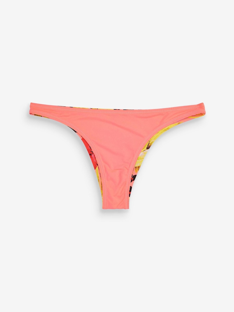 Pfirsichrosa bedruckt - Bikinihose - Bild 2 von 10