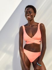 Pfirsichrosa bedruckt - Bikinihose - Bild 5 von 10