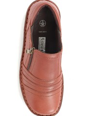 Loretta Brown Tan Ladies Wide Fit Leather Slip-On Shoes - Image 4 of 5