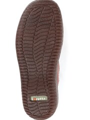 Loretta Brown Tan Ladies Wide Fit Leather Slip-On Shoes - Image 5 of 5