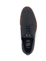 Dune London Blue Wide Fit Wide Fit Barnabey Perforated Wedge Casual Shoes - Image 5 of 6