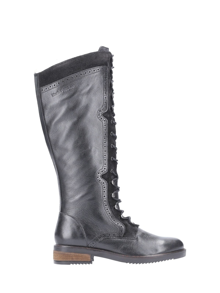 Hush Puppies Rudy Zip Lace Up Long Boots - Image 1 of 4