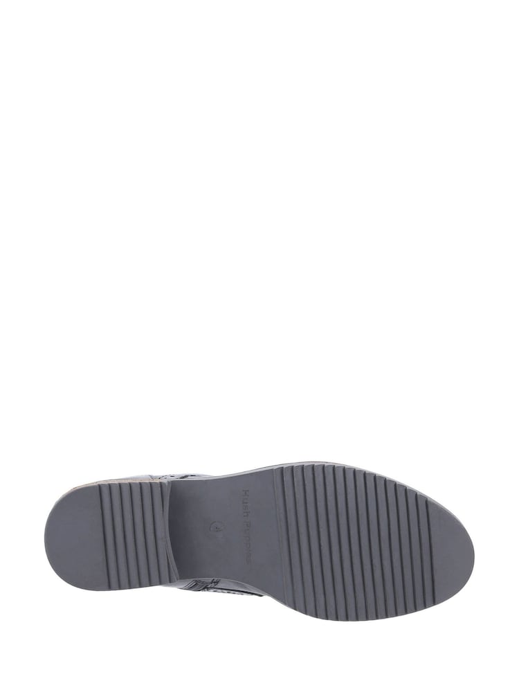 Schwarz - Hush Puppies Rudy – Lange Stiefel mit Reißverschluss und Schnürung - Bild 4 von 4 Schwarz - Hush Puppies Rudy – Lange Stiefel mit Reißverschluss und Schnürung - Bild 4 von 4