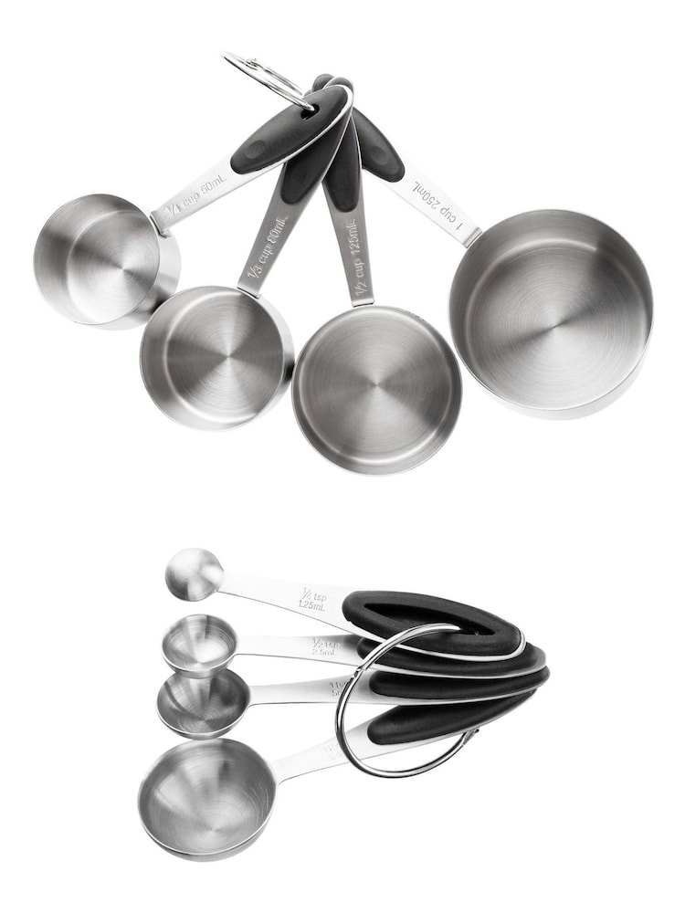 Fusion Black Measuring Cups/Spoons Set - Image 2 of 3