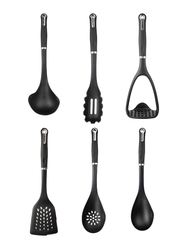 Fusion Set of 6 Black Nylon Utensils - Image 4 of 4