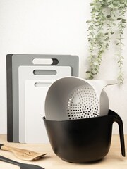 Fusion Black Measuring Jug & Colander - Image 1 of 4