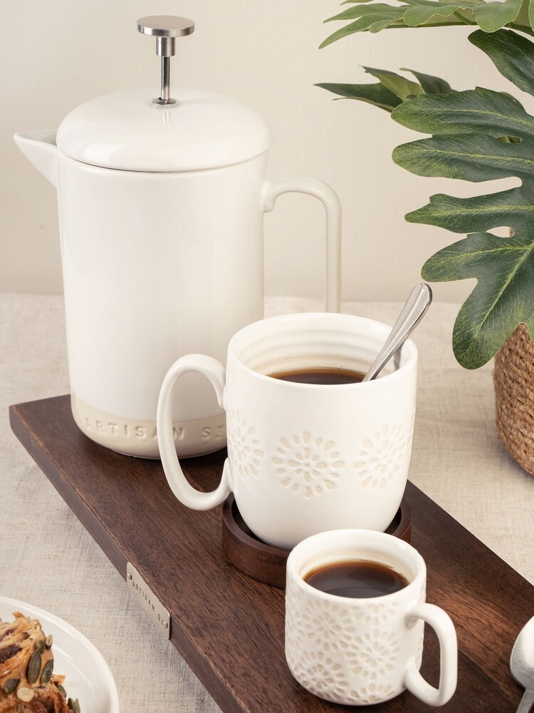 Artisan Street 4 Pack White Espresso Cups - Image 1 of 3