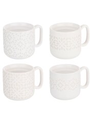 Artisan Street 4 Pack White Espresso Cups - Image 2 of 3