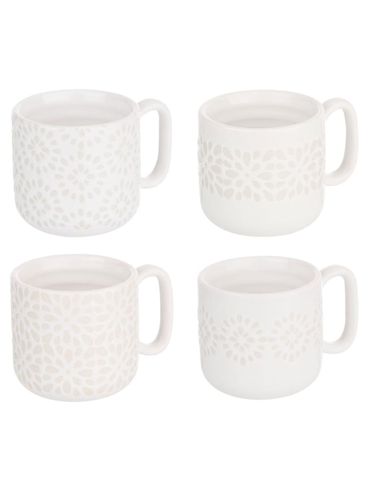 Artisan Street 4 Pack White Espresso Cups - Image 2 of 3