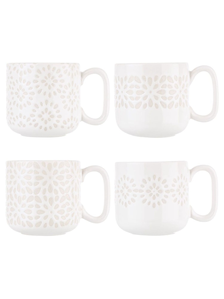 Artisan Street 4 Pack White Espresso Cups - Image 3 of 3