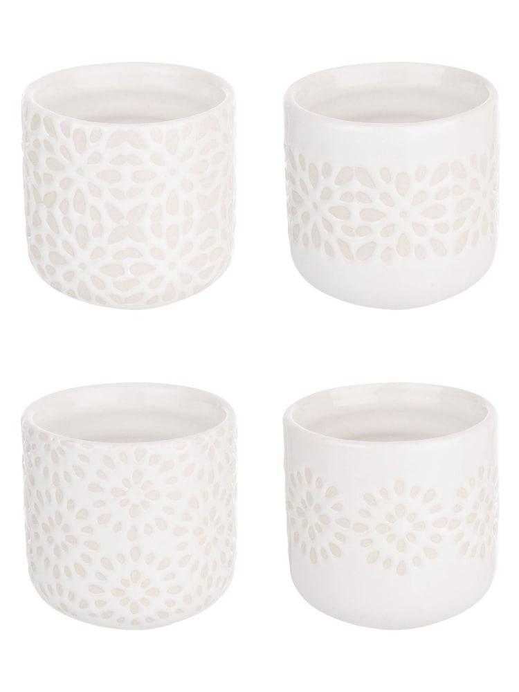 Artisan Street 4 Pack White Egg Cups - Image 2 of 3 Artisan Street 4 Pack White Egg Cups - Image 2 of 3