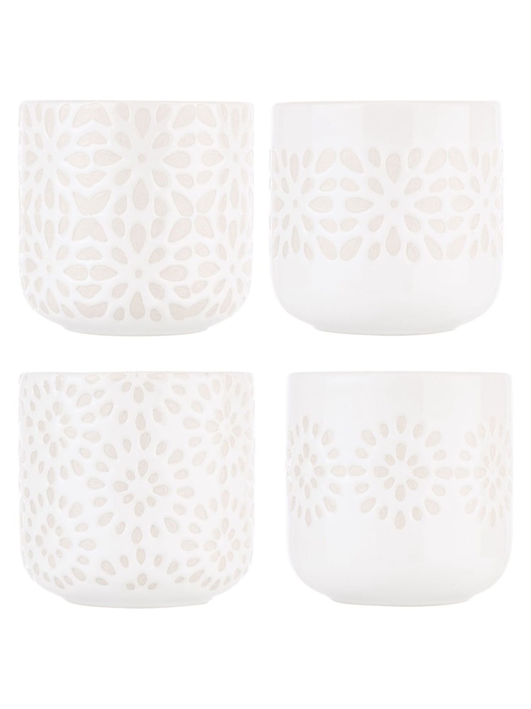 Artisan Street 4 Pack White Egg Cups - Image 3 of 3 Artisan Street 4 Pack White Egg Cups - Image 3 of 3