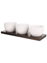 Artisan Street White Nibble Bowls On Board - Image 3 of 4