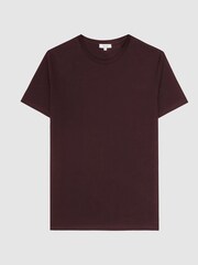 Reiss Bordeaux Regular Fit Crew Neck T-shirt - Image 2 of 5