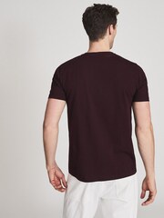 Reiss Bordeaux Regular Fit Crew Neck T-shirt - Image 5 of 5
