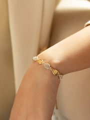 Caramel Jewellery London "Be Your Own Kind Of Sparkle" Gold Tone Friendship Bracelet - Image 1 of 5