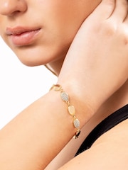 Caramel Jewellery London "Be Your Own Kind Of Sparkle" Gold Tone Friendship Bracelet - Image 2 of 5