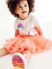 Fluro Pink Ruffle Tutu Skirt (3mths-7yrs) - Image 1 of 4