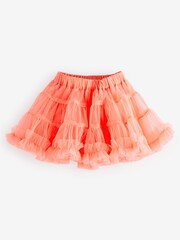 Fluro Pink Ruffle Tutu Skirt (3mths-7yrs) - Image 2 of 4