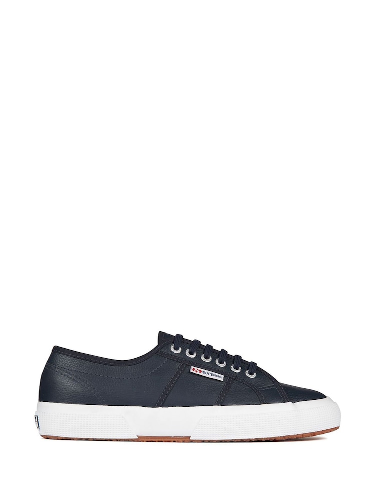 Superga Unisex Efglu Leather Trainers - Image 1 of 6