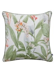 Graham & Brown Green Botanical Floral Cushion - Image 1 of 3