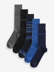 BOSS Blue Gift Set Socks 5 Pack - Image 1 of 6