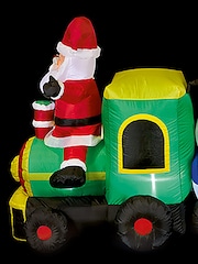 Premier Decorations Ltd Premier Decorations Ltd Outdoor Christmas Santa Train With Carriages Inflatable - Image 2 of 2