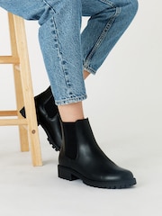 Accessorize Black Chelsea Ankle Boots - Image 1 of 3