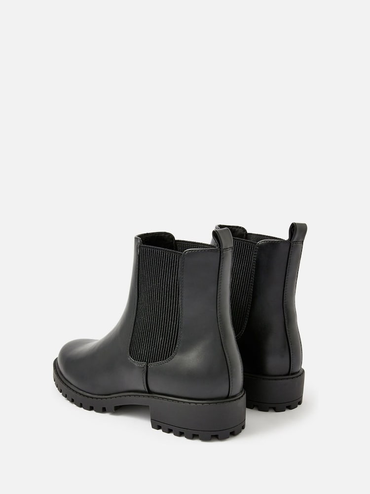 Accessorize Black Chelsea Ankle Boots - Image 3 of 3