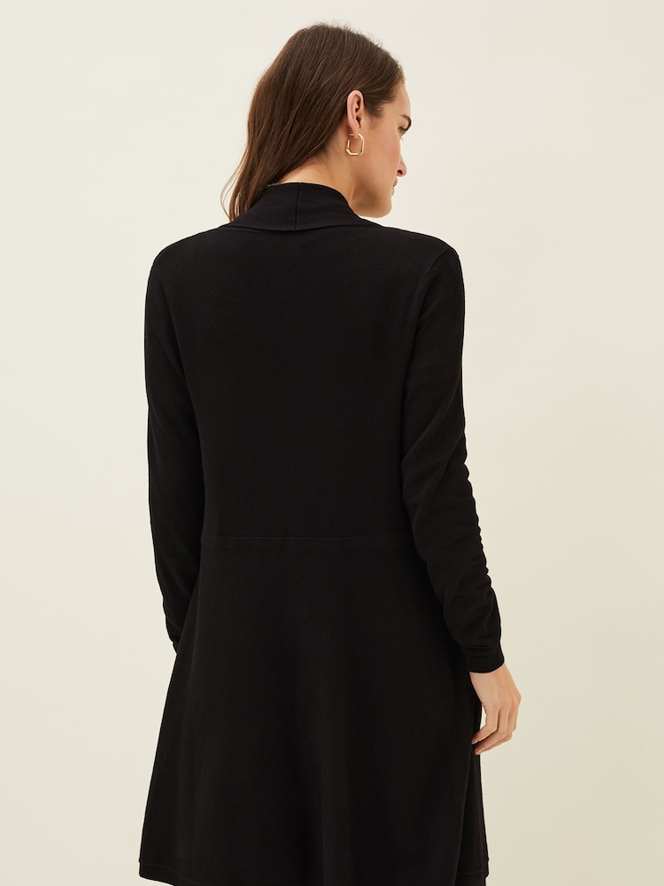 Phase Eight Black Longline Lili Cardigan - Image 2 of 6