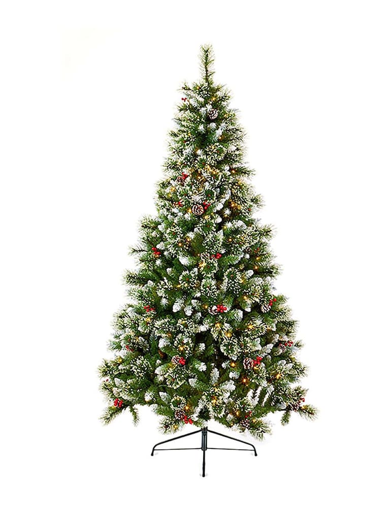 Premier Decorations Ltd Snowy Green 6ft Christmas Pine Tree Pre Lit - Image 2 of 4