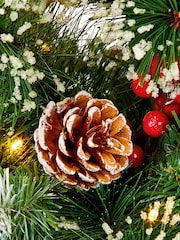 Premier Decorations Ltd Snowy Green 6ft Christmas Pine Tree Pre Lit - Image 3 of 4