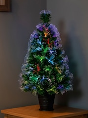 Premier Decorations Ltd Green Christmas 80cm LED Tree - Image 1 of 4