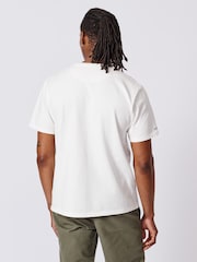 Chalk White - Футболка свободного кроя Aubin Newburgh - Изображение 2 из 6